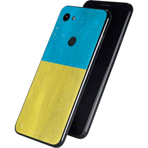 Ukraine Flag Distressed Google Pixel 3a XL Skin